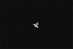 js鼠标控制飞机方向特效